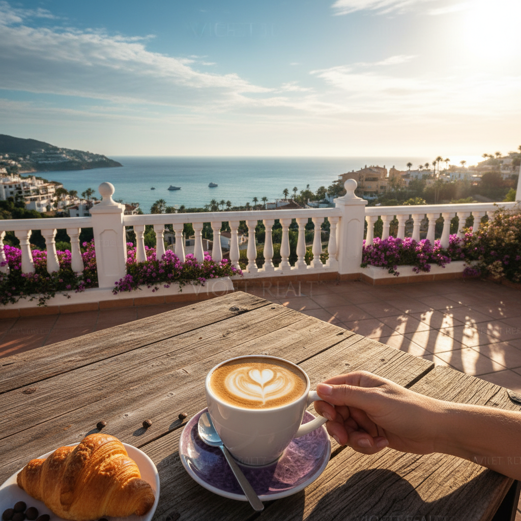 Un café con vistas al Mediterráneo: El pequeño gran placer que te espera cada mañana