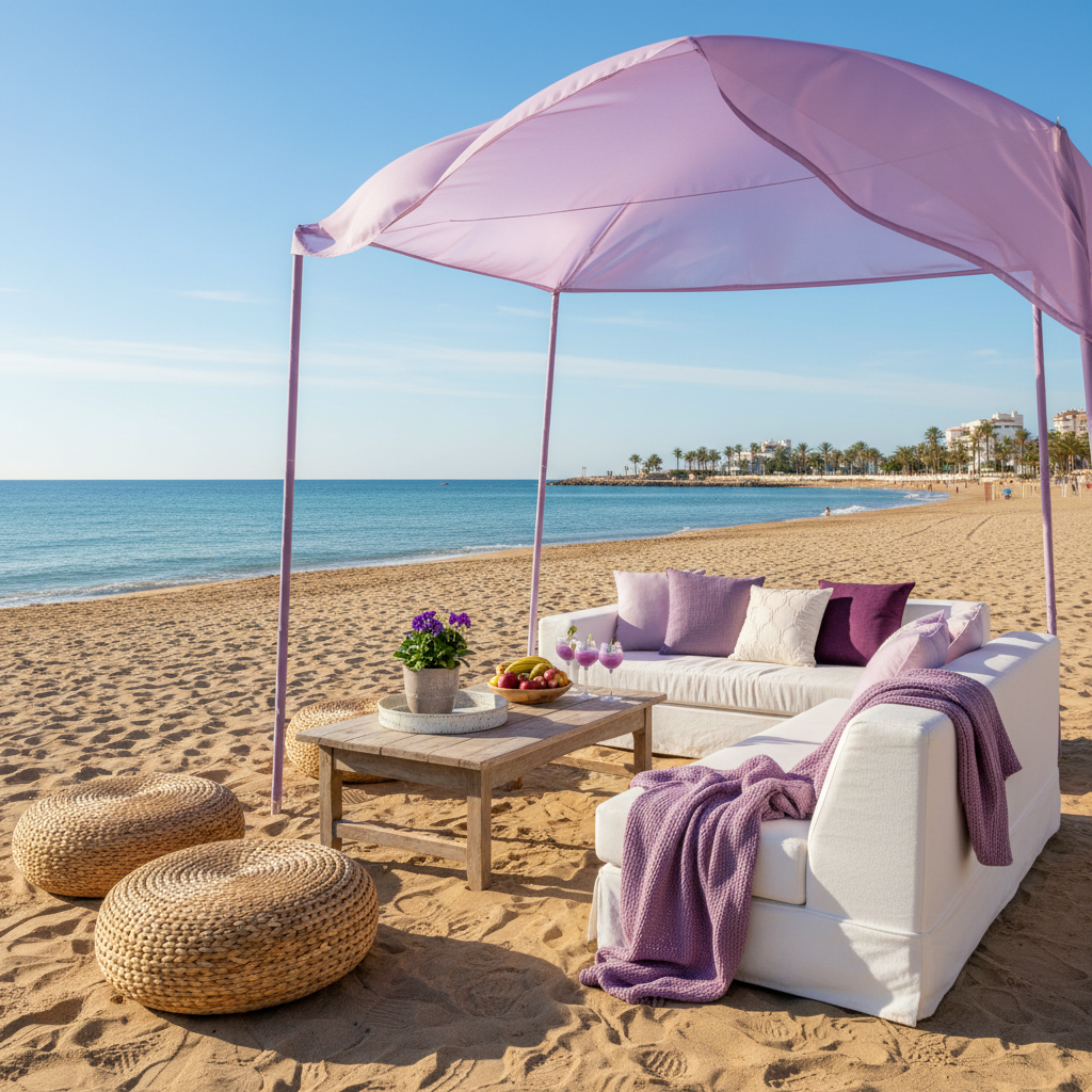 Carvajal: La playa que se convierte en la extensión de tu salón