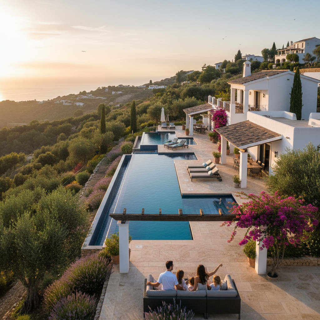 Un retiro de paz en Mijas: El espacio emocional que tu familia merece